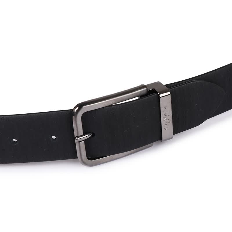 康纳利 canali 男士牛皮针扣皮带腰带 深棕色 50 ka00235 510 110cm