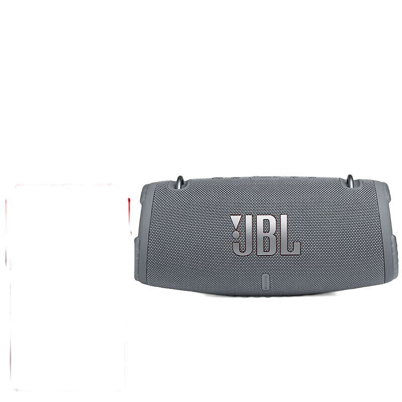 JBL Xtreme3 无线蓝牙音箱 音乐战鼓三代 防水溅便携户外音响 双低音炮移动充电音箱 灰色