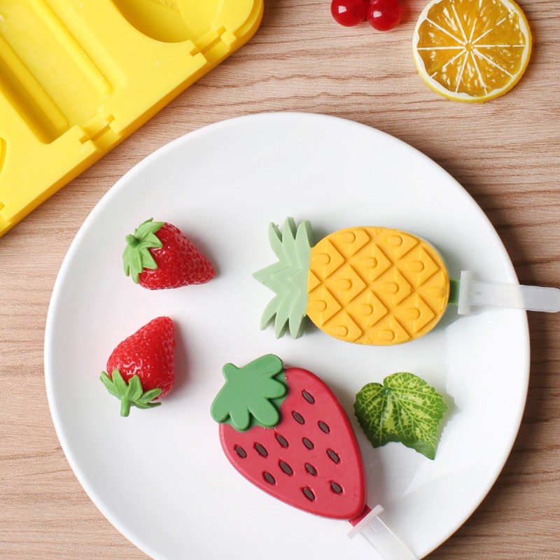 逗趣家水果造型硅胶雪糕模具