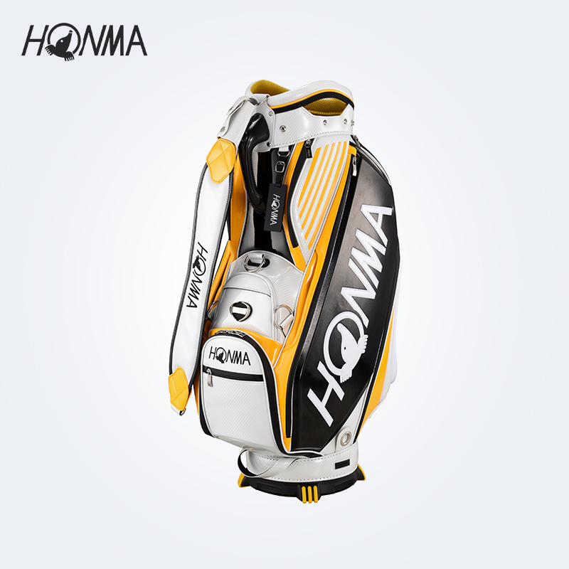 honma高尔夫球包防泼水运动休闲撞色职业款球包cb12201 白橙