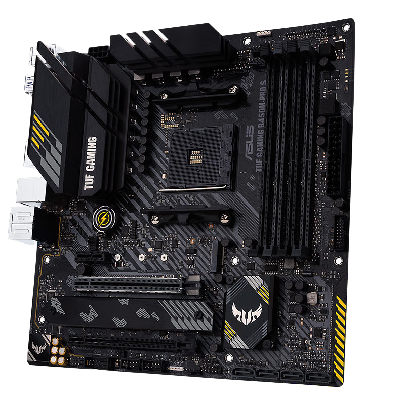 ASUS 华硕 TUF GAMING B450M-PRO S 重炮手 M-ATX主板（AMD AM4 B450）