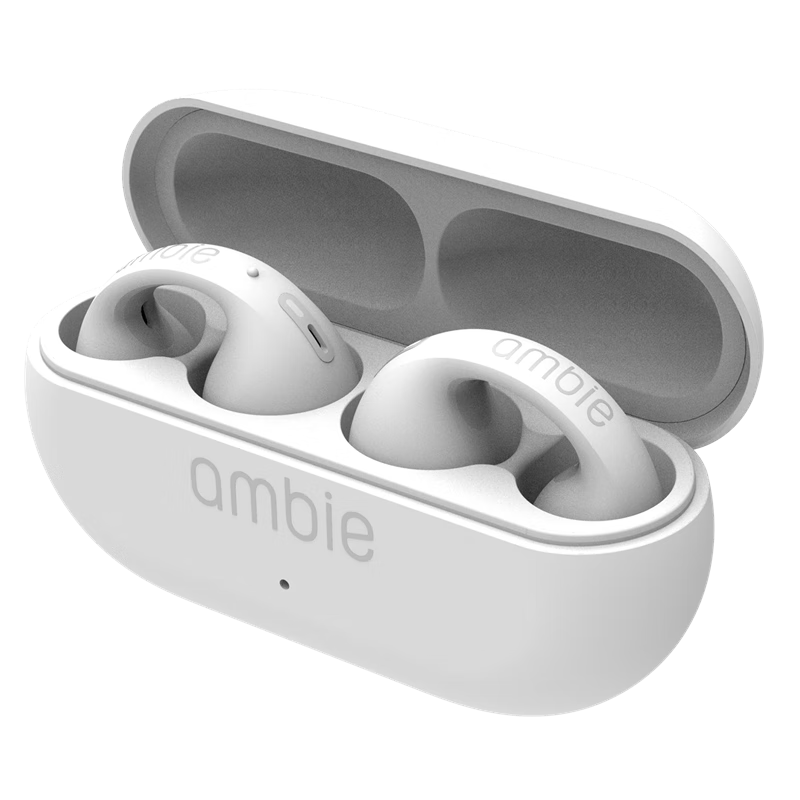 ambie 官方旗舰店耳夹式耳机开放式真无线蓝牙运动耳机AM-TW01