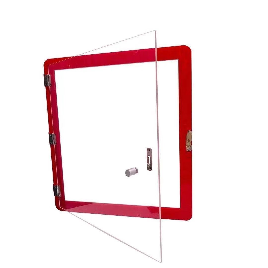 澳颜莱定制落台式亚克力菜市场奶茶卤味熟食店售卖交易窗口有机玻璃