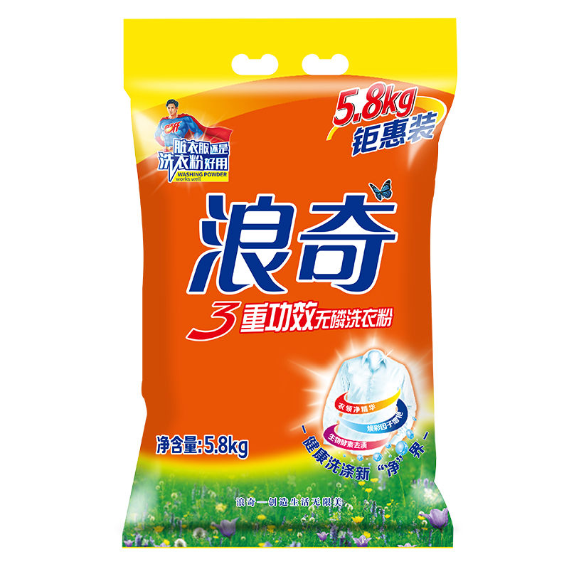 浪奇无磷洗衣粉价格走势及销量分析|网购洗衣粉历史价格走势