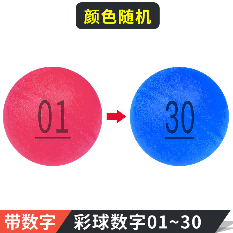 kankeirr彩色数字抽奖球01-200号码球带字抽彩球摸奖球摇号博彩无缝球