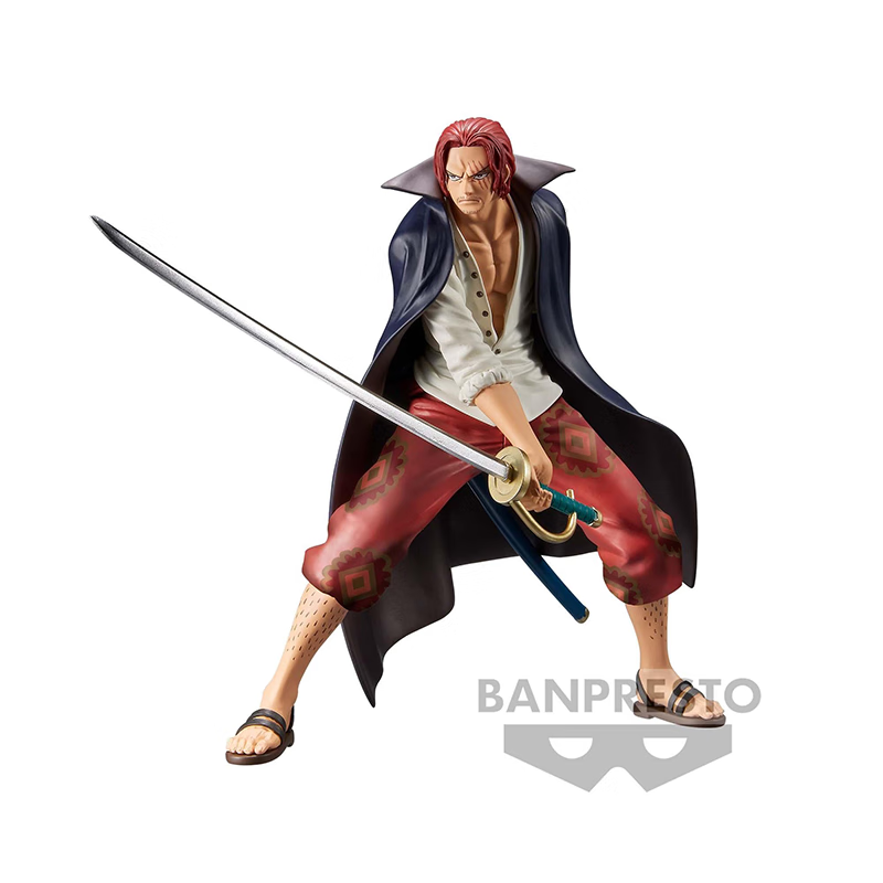 banpresto眼镜厂 海贼王 dxf 剧场版 red 景品手办 桌面摆件 香克斯