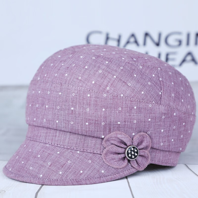 杰英仕(jieyingshi)中老年妈妈帽子女士薄款布帽老年人春秋天奶奶