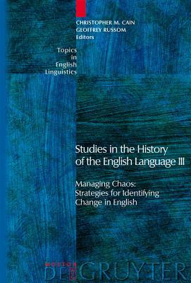 预订 studies in the history of the english language iii