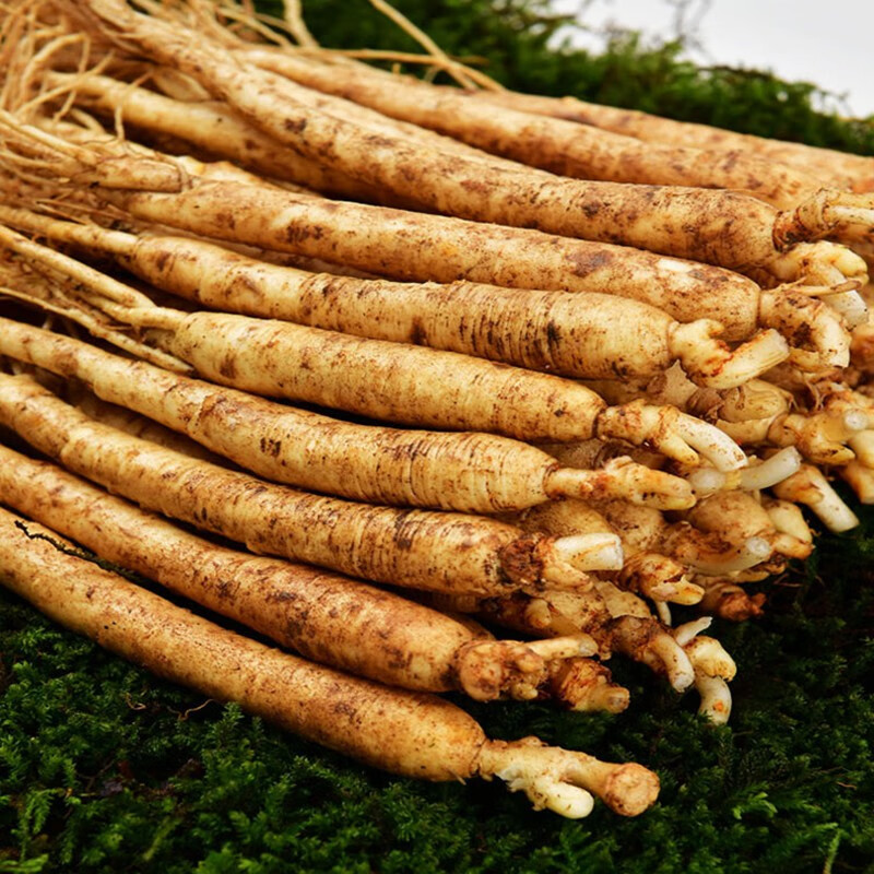 【一斤裝 產(chǎn)地直發(fā)】笑熙熙 新鮮人參 特大東北長(zhǎng)白山人參帶土 飯店煲湯泡酒 一斤裝120-200支（特?。?></div>
                                <div   id=