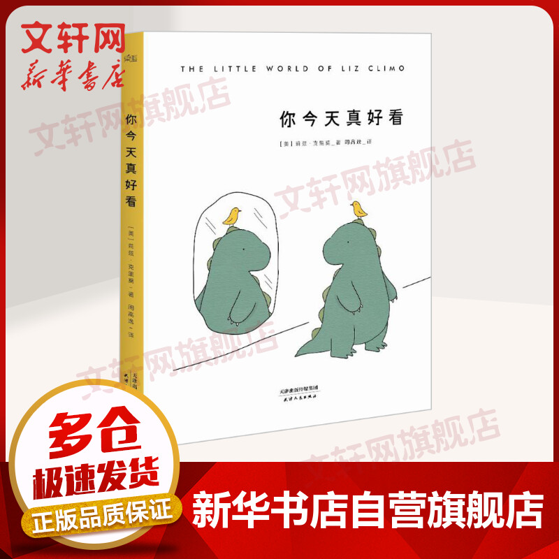 你今天真好看 莉兹·克里莫著 家庭亲子教育育儿绘本 暖心治愈系绘本减压漫画青春卡通人物正版图书籍