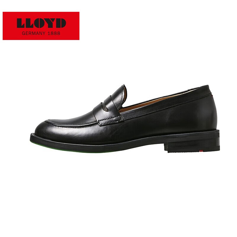 lloyd)德国进口 女鞋 乐福鞋 一脚蹬 平底女单鞋真牛皮软底小皮鞋