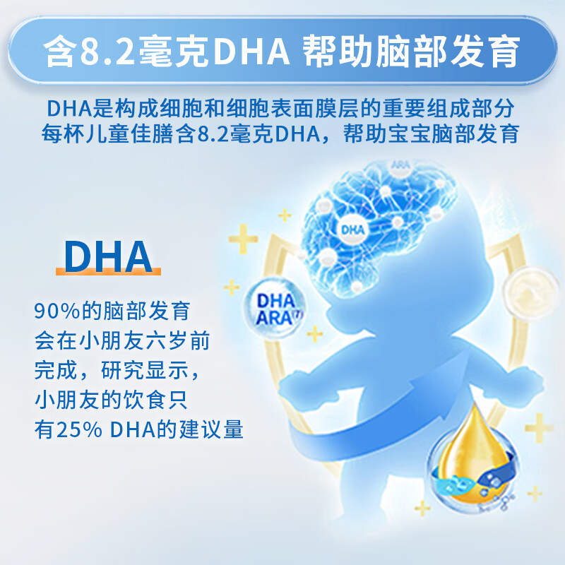 雀巢港版小佳膳儿童佳膳营养全面配方粉 含益生菌DHA 1-10岁适用 800g 【1罐装】新客享10元京豆