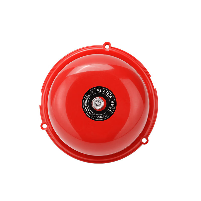 cisn 消防警铃学校工厂酒店220v电铃消防提醒上下课电铃 4寸单铃-100