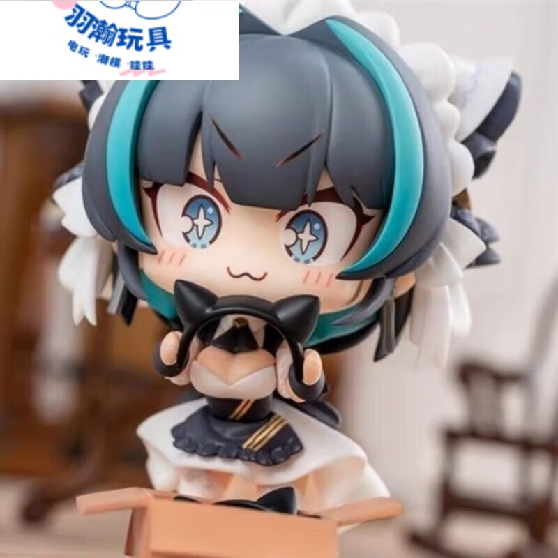 飞嘟乐apex动漫国产碧蓝航线柴郡猫juus时间q版小摆件机箱 q版 柴郡猫