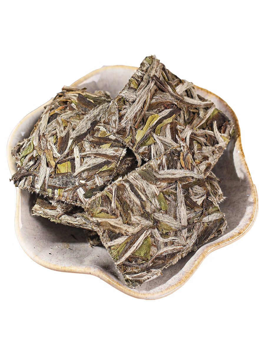 皇茅2017年福鼎老白茶头采高山兰花香茶牡丹王饼干茶一片一泡500克