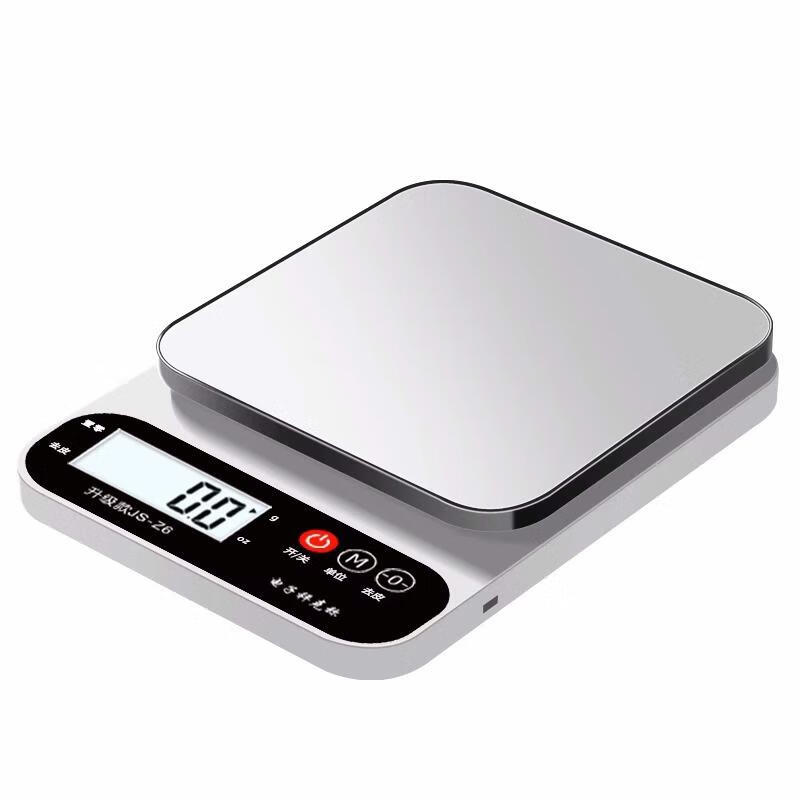 小型电子秤克称电子称高精度厨房秤烘培精准家用商用食物称重小秤 10.0kg 电池款【1g】送电池