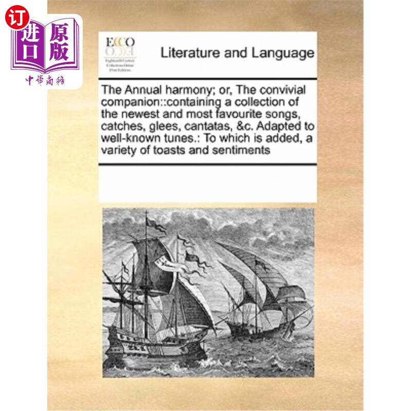 海外直订the annual harmony; or, the convivial companion