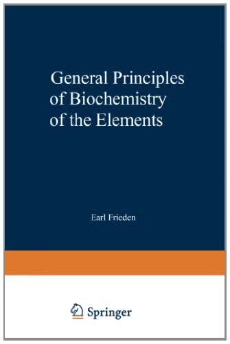 预订 General Principles of Biochemistry of the Elements