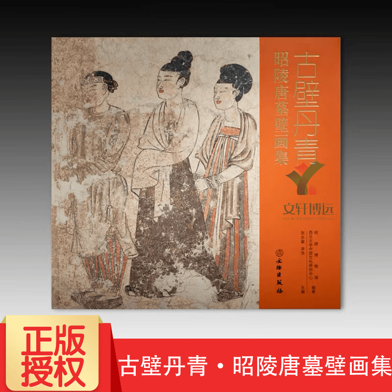 古壁丹青 昭陵唐墓壁画集 长乐公主+李思摩+段蕳璧+新城公主+李震+贵妃+燕妃等陪葬墓壁画