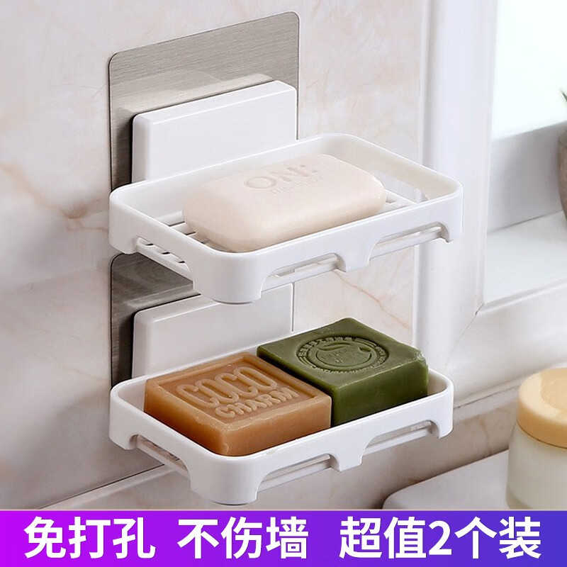 派代 无痕粘钩强力挂钩贴 加厚免钉厨房卫生间浴室粘钩 透明随意贴