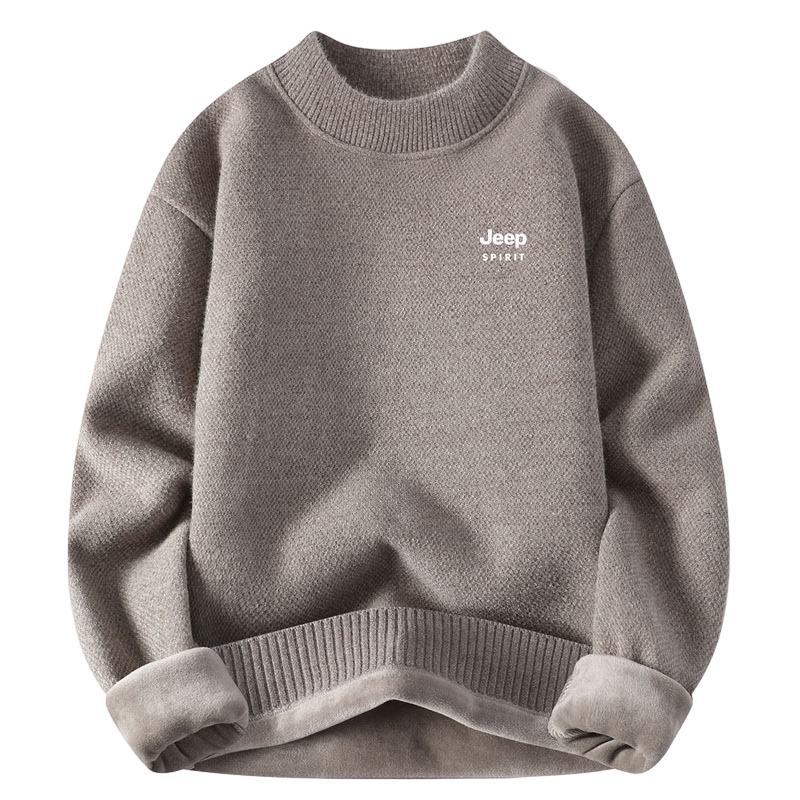 JEEP SPIRIT����ë�����ﶬ������Բ����֯����ʿһ���ޱ�ů���� ǳ�� XL 148Ԫ