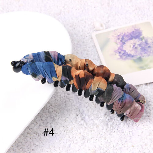 戎夏香蕉夹子头饰发夹发卡子韩国优雅竖夹大号马尾扣防滑竖卡 4