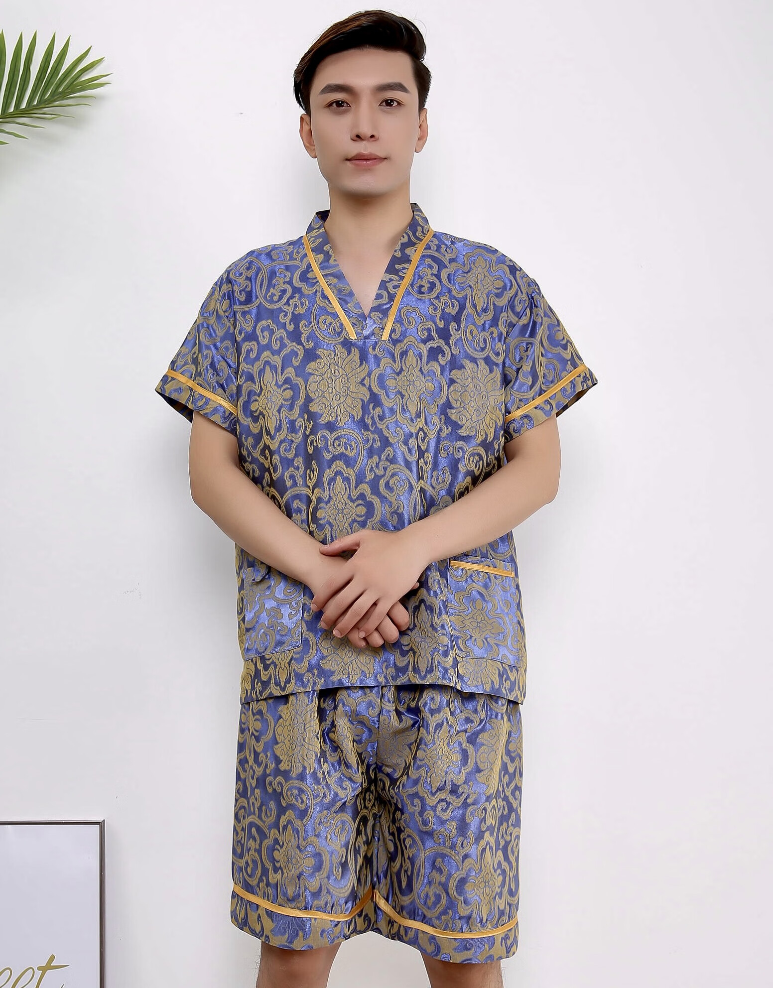 亚狄儿汗蒸服女夏季男款女款高棉柔软加密家按摩纳米汗蒸服浴衣桑拿