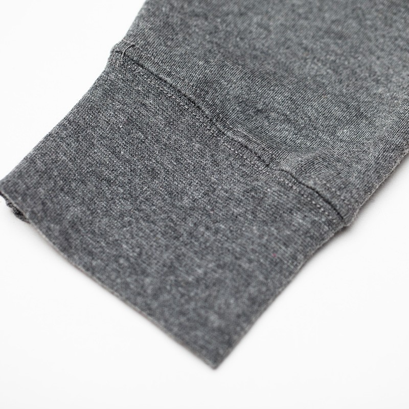 三枪秋冬中老年男士长绒棉高腰大码宽松秋裤纯棉厚保暖抗寒线裤棉毛裤 深麻灰 3XL （适合体重170-200斤）