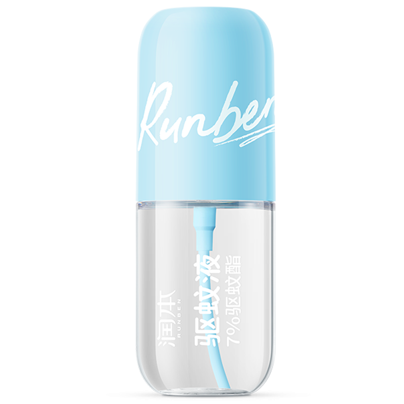 润本（RUNBEN）叮叮精油喷雾婴儿宝宝儿童防护喷雾户外 65ml 1瓶 【夏日限定款】
