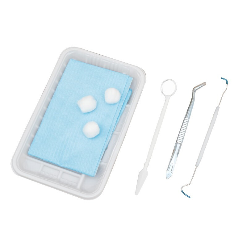 万乐康 一次性口腔器械盒 牙医口腔工具  牙科材料 一次性器械盒 检查