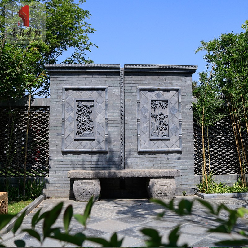 唐语砖雕 文化砖仿古砖青砖 古建四合院房屋屋檐沿线 中式庭院围墙墙