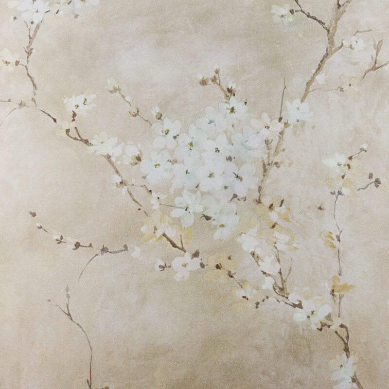 辉周印花无缝墙布背景墙现代简约客厅电视背景墙壁布 香槟金