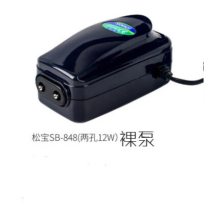 松寶（sobo）松寶魚(yú)缸氧氣泵增氧泵養魚(yú)增氧機小型靜音家用220v電 12W 848雙孔裸泵 3C認證放心購買(mǎi)