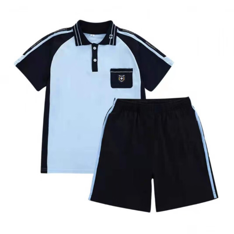新希望小学中学校服 南宁市小学生运动校服夏秋款中学生新 短袖 短裤