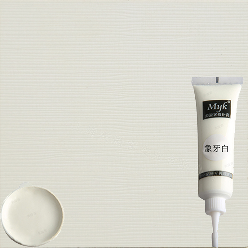 木门楼梯木板修补漆油漆填缝剂填充划痕填坑洞补漆膏 乳白色 象牙白