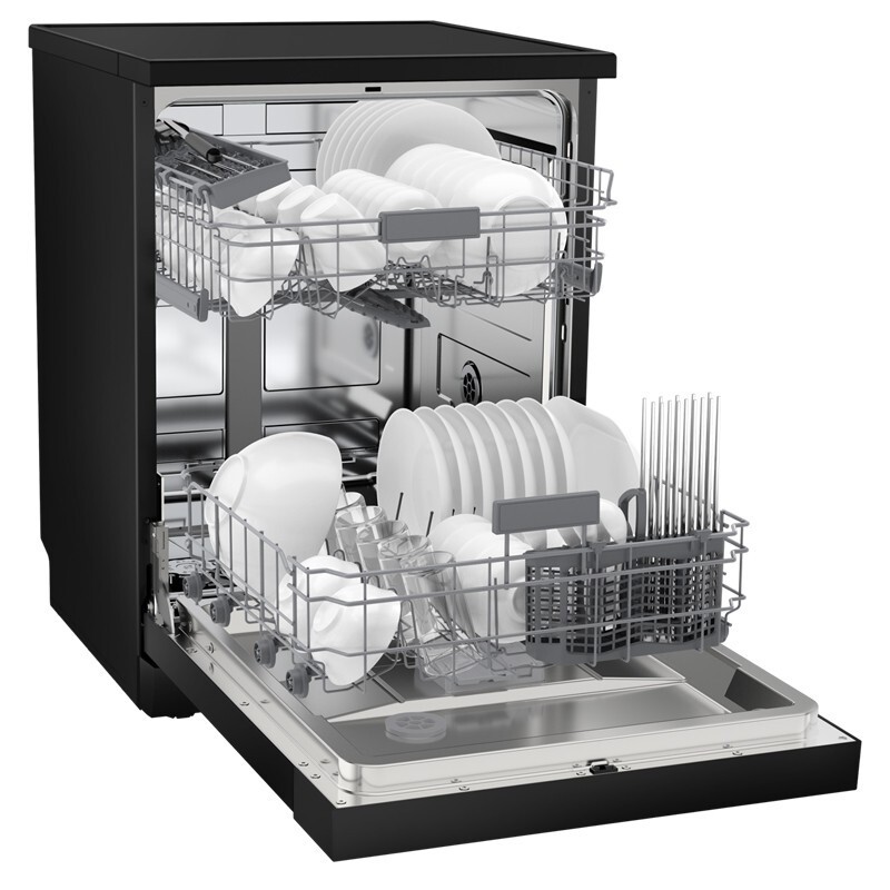 美的洗碗机家用RX10独立式嵌入式有人放橱柜上的吗？会不会太高了？拿碗方便吗？