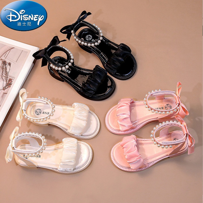 迪士尼（Disney）女童鞋公主凉鞋2024夏季新款夏款女孩中大童儿童宝宝软底高跟鞋子 Z809粉色 29码