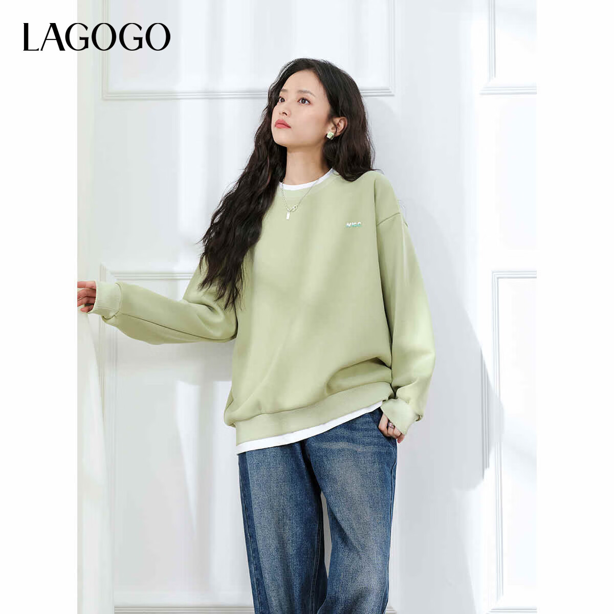 LAGOGO ��Ͱ���ɫ����������Ů 2024�����¿� ����Բ������ ��ɫ(L2) S 116Ԫ(����ȯ)