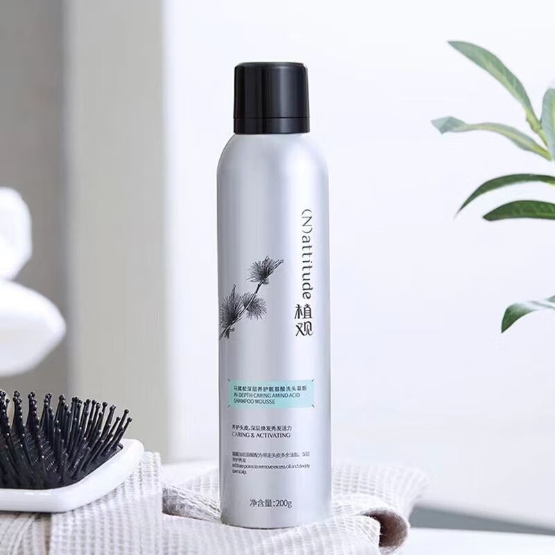 植观氨基酸泡沫洗发慕斯马尾松深层养护洗发水清洁头皮防掉健发泡泡