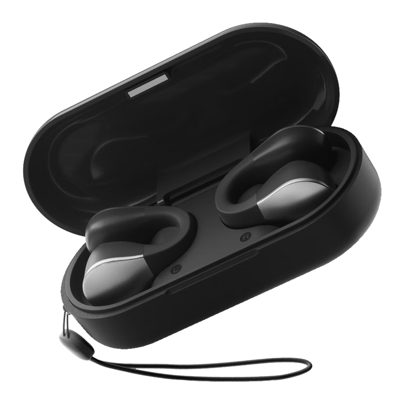 SANSUI 山水 TW90S 蓝牙耳机不入耳开放式 骨传导概念无线耳夹式夹耳