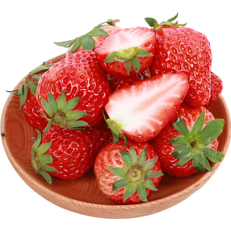 99红颜奶油草莓水果礼盒现摘现发 【丹东】奶油草莓草莓苗一盆装