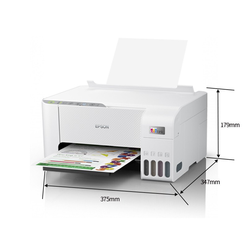 爱普生（EPSON） (L3153系列)墨仓式彩色无线一体原装大容量连供喷墨打印机家用复印扫描照片 L3251(家用彩色一体机) 爱普生打印机标配