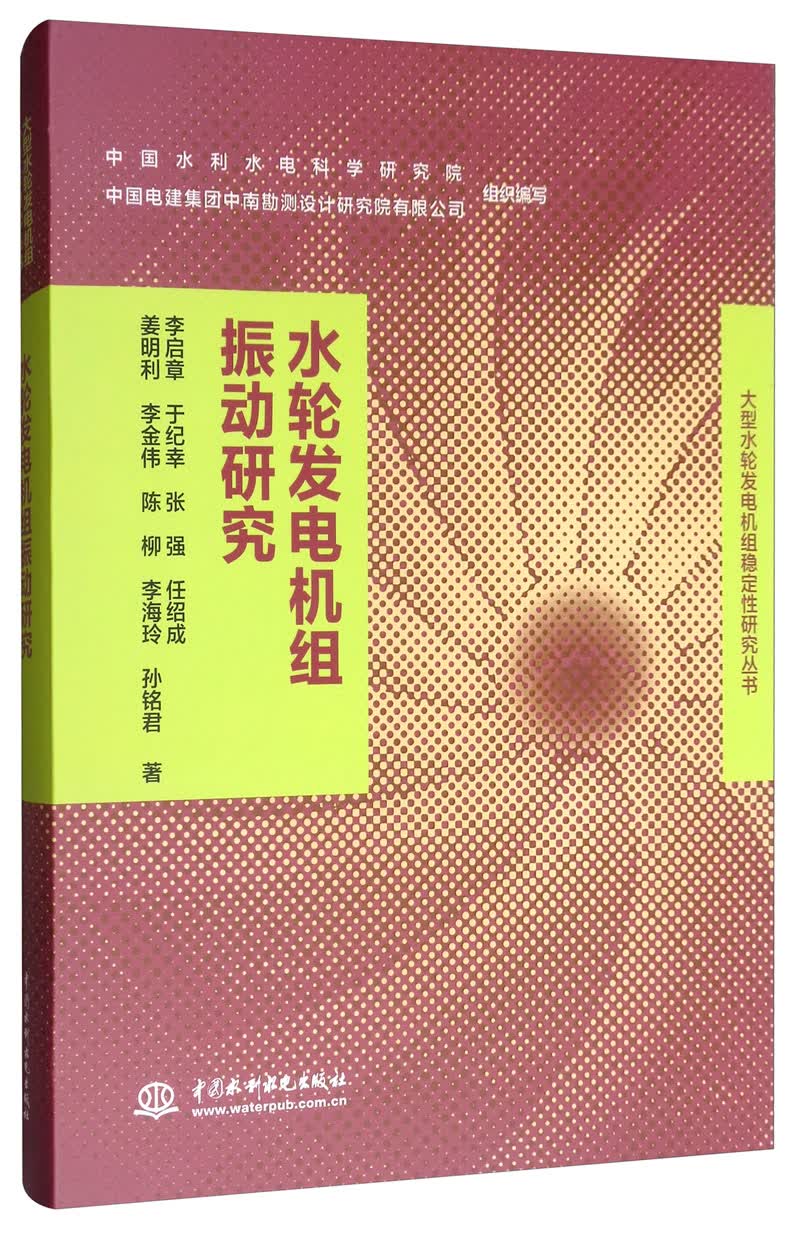 水轮发电机组振动研究/大型水轮发电机组稳定性研究丛书