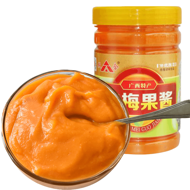 雙合酸梅子醬燒鵝鴨配料蘸醬燒烤果醬拌甜面醬家用叉燒烤肉醬點(diǎn)粘沾料 雙合 酸梅醬500g