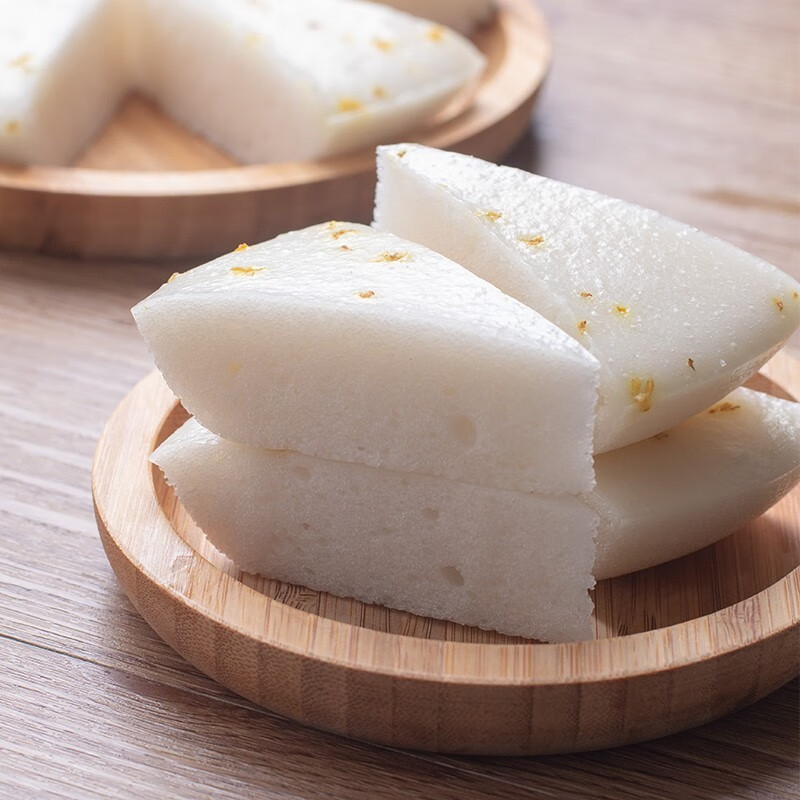 安井传统宴会黄金糕早餐面食白糖桂花糕  桂花糕300g*2包