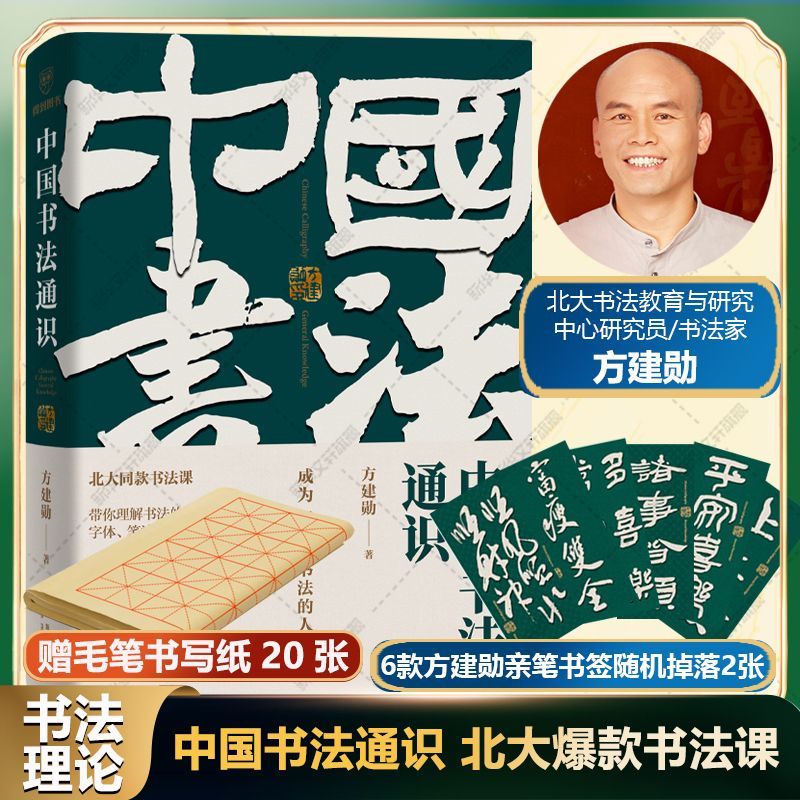 中国书法通识 方建勋北大书法课 六度书法理论书体笔墨性情书写观念