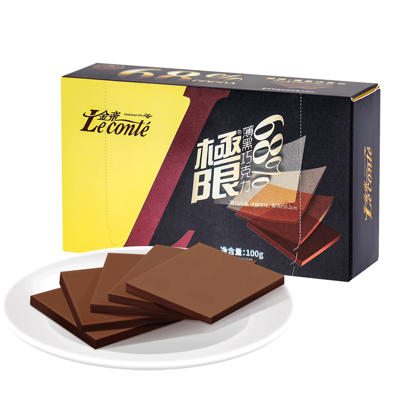 闭眼买、京东特价app: 金帝 68%纯黑巧克力礼盒 1盒 TJ