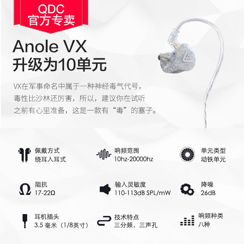 QDC HIFI 入耳式耳机商品图片-4