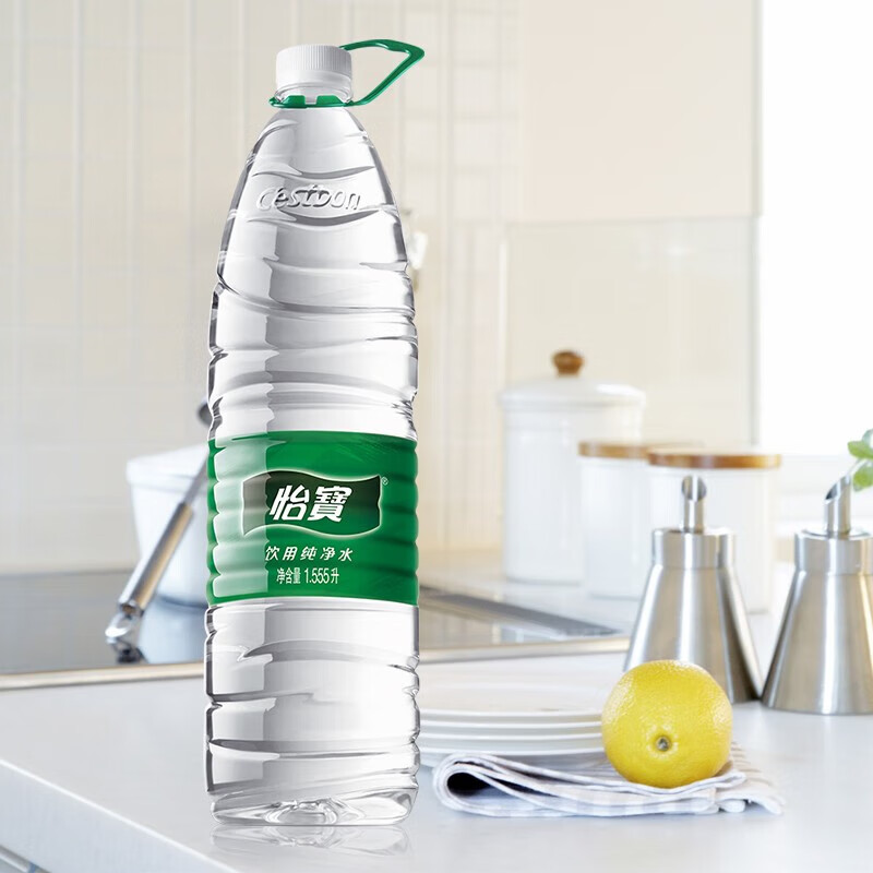 怡宝饮用纯净水1.555l*3瓶/6瓶装饮用水大瓶包装家庭会议用水 1.