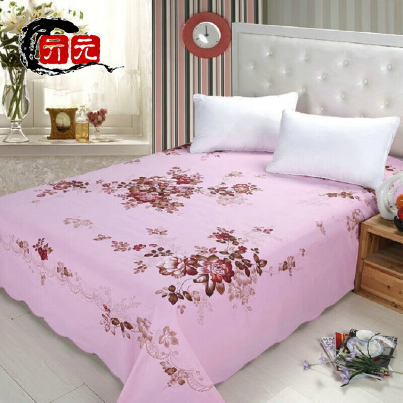 旧上海老式棉床单民 国传统老磨毛加厚棉被单 硕果累累 红 250cmx250